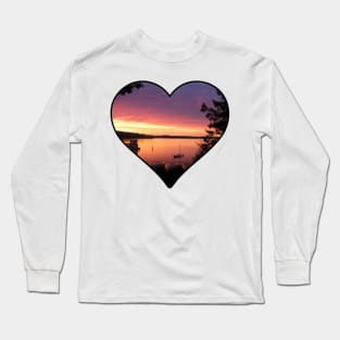 Chippewa Ranch Camp Sunset Long Sleeve T-Shirt